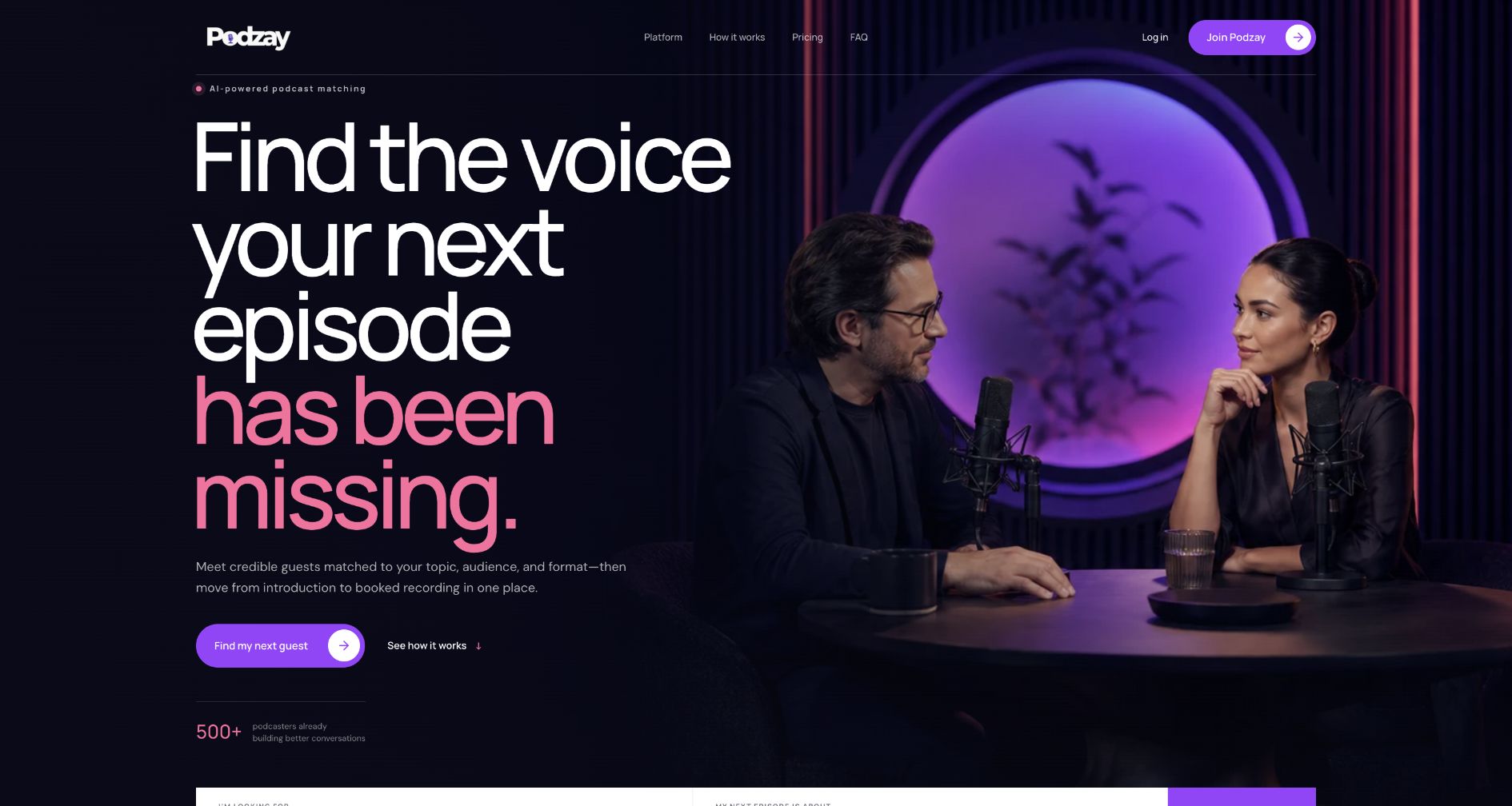 Podzay project preview